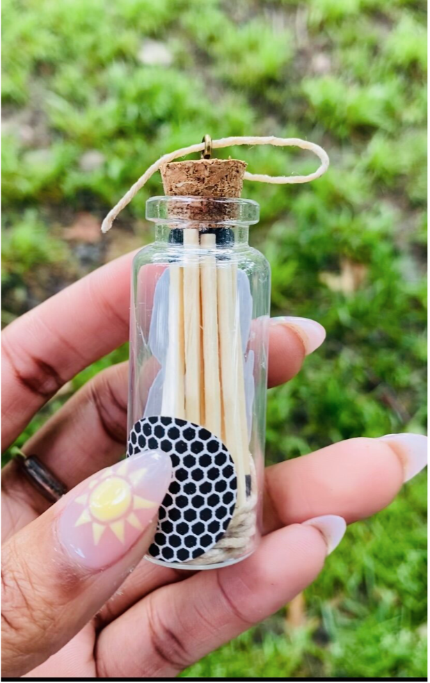 Hemp Wick / Matches Jar