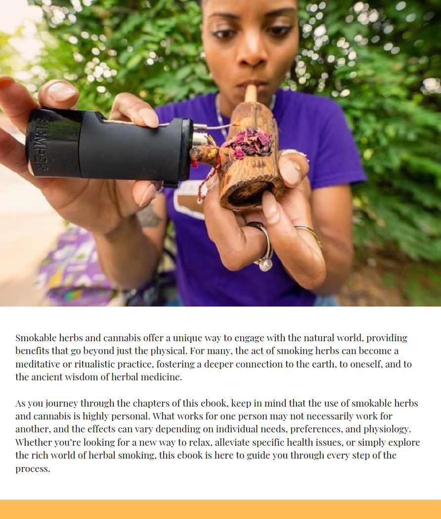 Puff Your Intentions: A Beginner's Guide To Smokable Herbs
